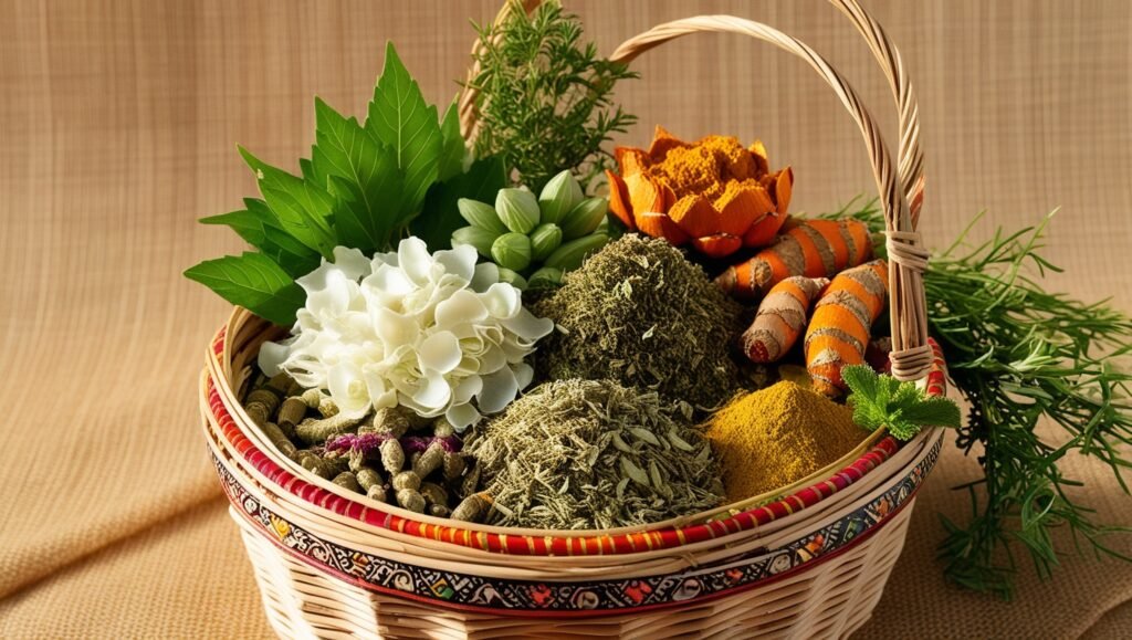 Vitc "A Vibrant Basket of 10 Powerful Indian Herbals"