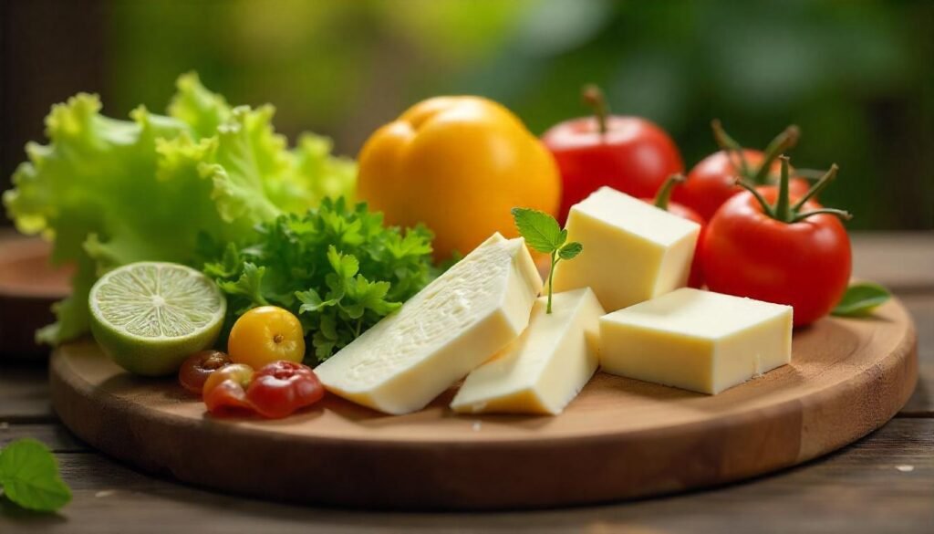 "Calcium-Rich Foods for Strong Bones"

Alt Text: "A variety of calcium-rich foods, such as dairy products, leafy greens, and fortified foods, illustrating the importance of a balanced diet for bone health."