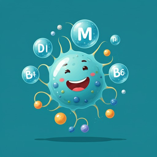 "Magnesium, Vitamin D, and Vitamin B6 for Immune Support"

Alt Text: "Illustration of a strong immune system with magnesium, Vitamin D, and Vitamin B6 boosting immune function."