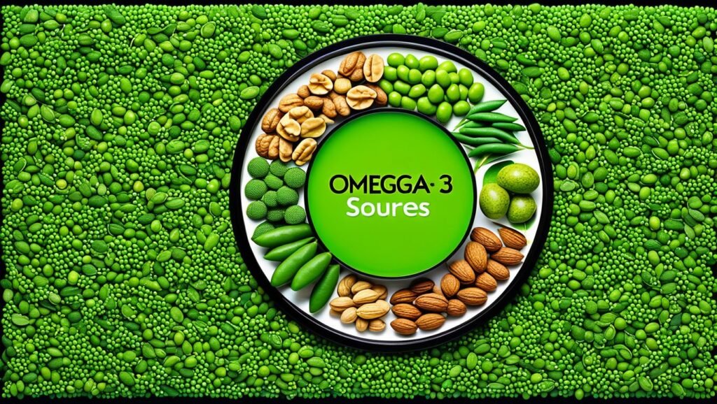 "Boost Your Diet with Omega-3: 8 Essential Sources Explained"

Alt Text: "An illustration highlighting essential Omega-3 sources like walnuts, algae oil, and edamame, emphasizing their nutritional value."