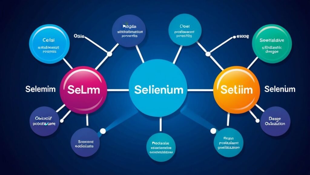 "Antioxidant Properties of Selenium"

Alt Text: "Graphic showing selenium's antioxidant function, protecting cells from oxidative damage with free radicals being neutralized."