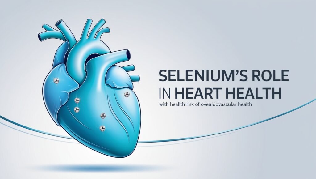 "Selenium's Role in Heart Health"

Alt Text: "Visual representation of a healthy heart with selenium reducing the risk of heart disease and supporting cardiovascular health."