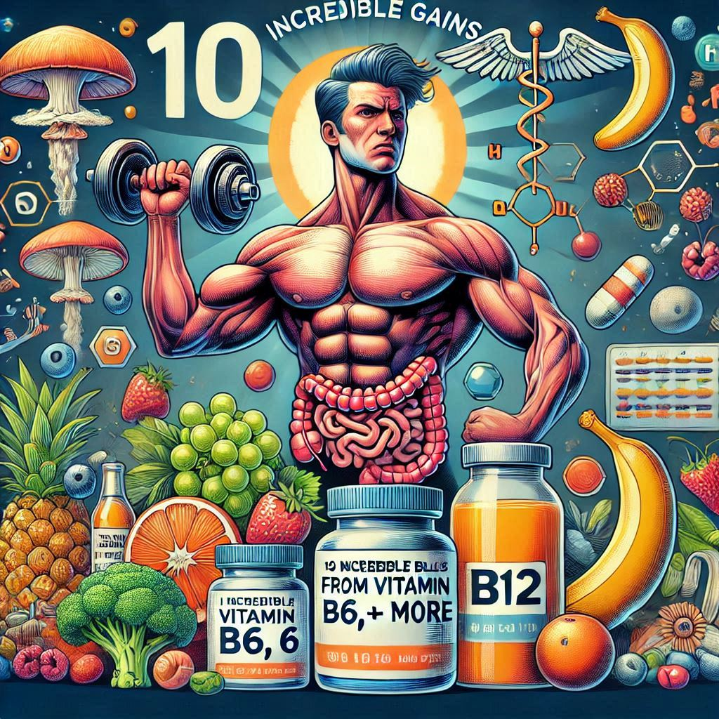 "10 Incredible Gains from Vitamin B1, B6, B12 + More"