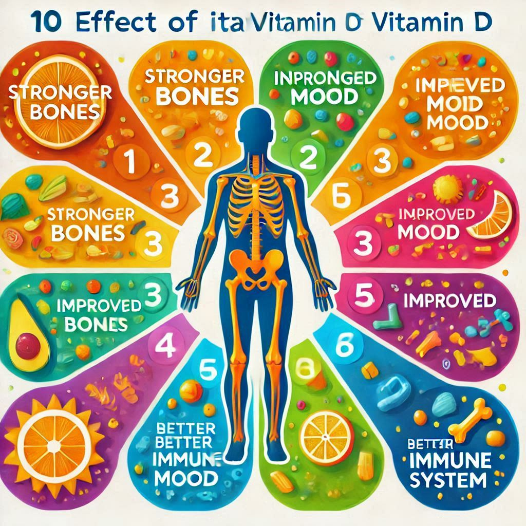 The Amazing 10 Effects of Vitamin D