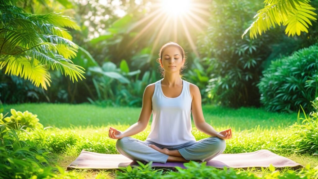 "Boosting Immune Health Through Relaxation"

Alt Text: "A person meditating in a serene environment, illustrating how relaxation supports immune function and overall health."