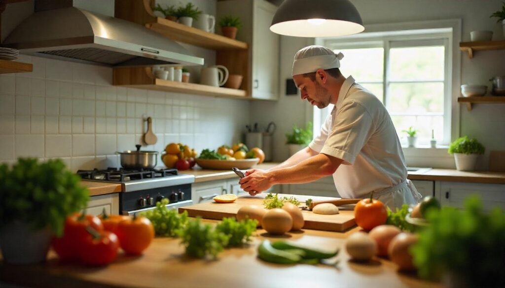 "Skipping the Mise en Place"

Alt Text: "A cluttered kitchen counter with unorganized ingredients and a stressed chef."