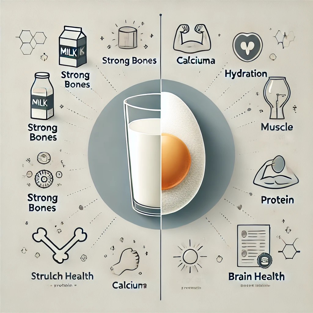 Milk vs. Egg: 8 Essential Benefits You Should Know