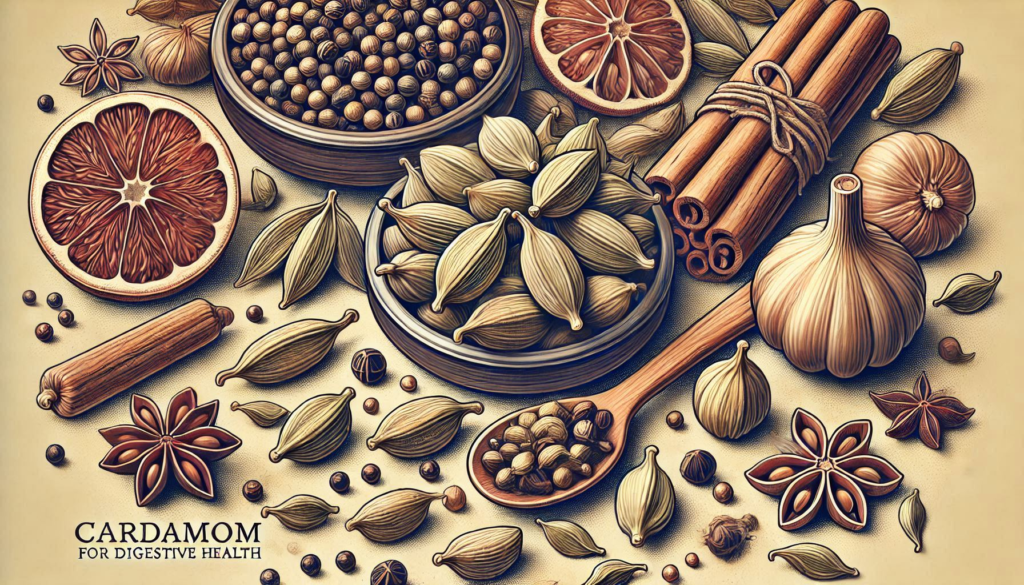 "Cardamom's Anti-Inflammatory Properties"

Alt Text: "Visual representation of cardamom with a focus on its anti-inflammatory compounds and their benefits for conditions like arthritis and chronic diseases."