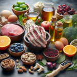 a group of food and ingredients