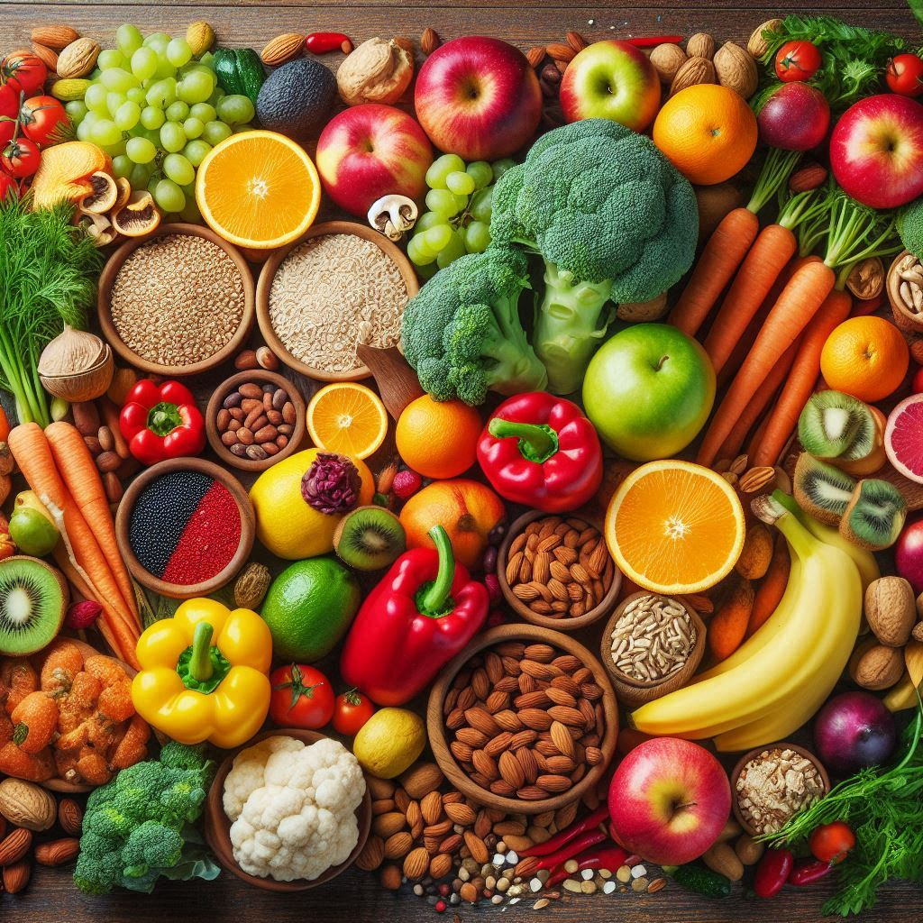 Vital Foods: a group of fruits and vegetables