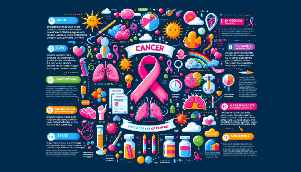 Facts: "A detailed infographic displaying 10 powerful facts about cancer and its stages, with colorful visuals and clear text explanations to enhance understanding."

Alt text: Facts: "Infographic showing 10 powerful facts about cancer and its stages with colorful visuals.